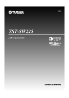 Yamaha YSTSW-225-Owners-Manual